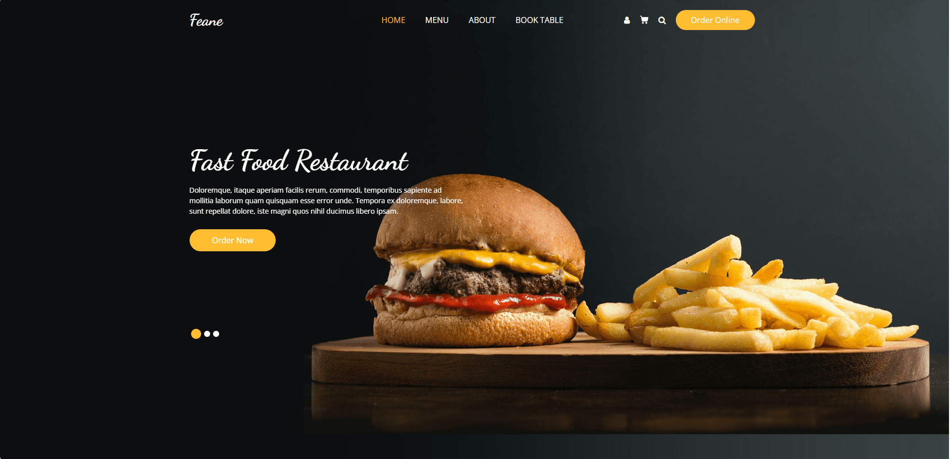 Restaurant Launch Template template preview