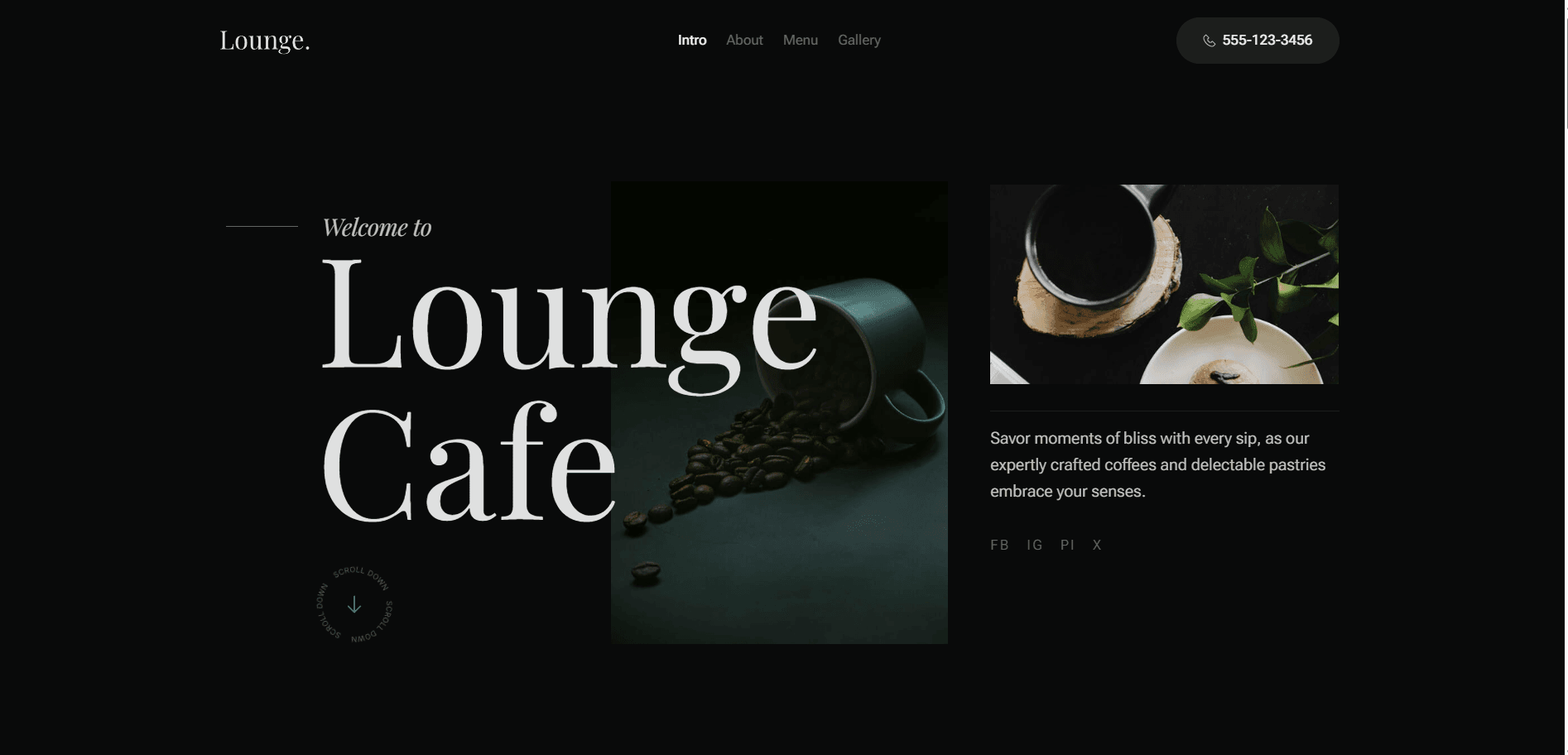 Lounge Brand Template template preview